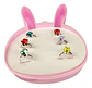 Juego Anillos Resina Estuche Lujo Corazón Juguetes - Miniatura 2
