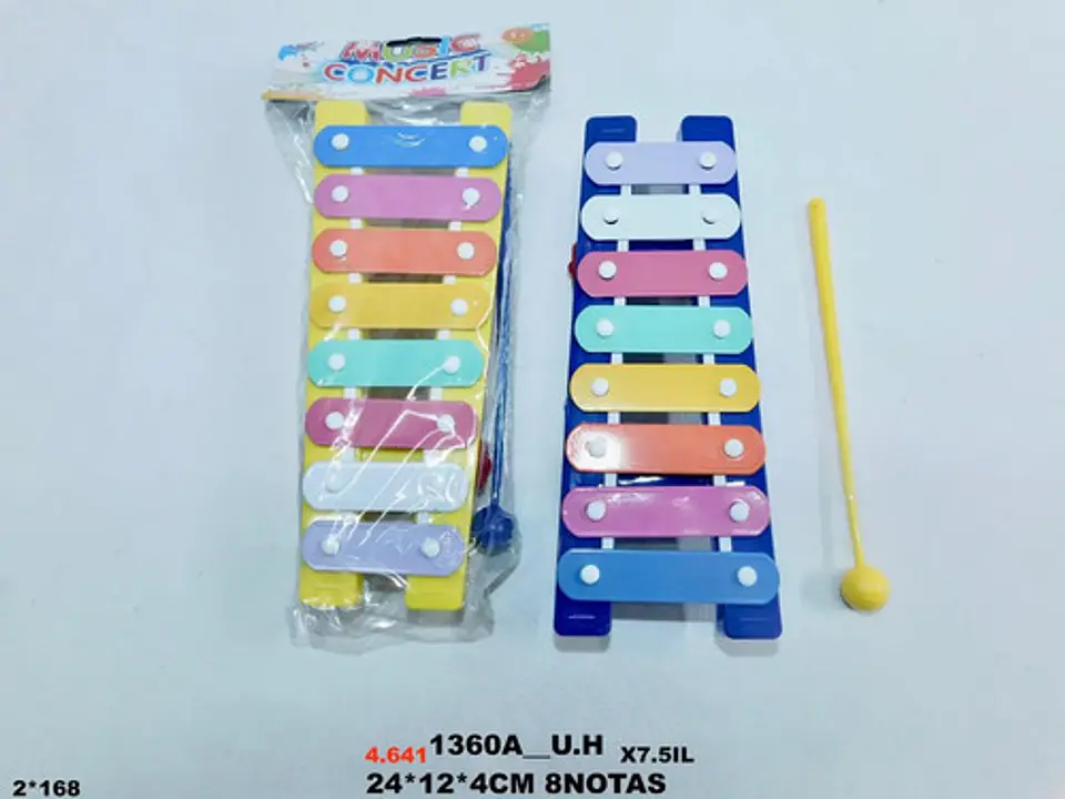 Marimba Xilófono Instrumento Juguete Infantil Musical 24cm 4