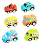 Juguete Carros Rescate Autos City  X6 Und De Impulso - Miniatura 1
