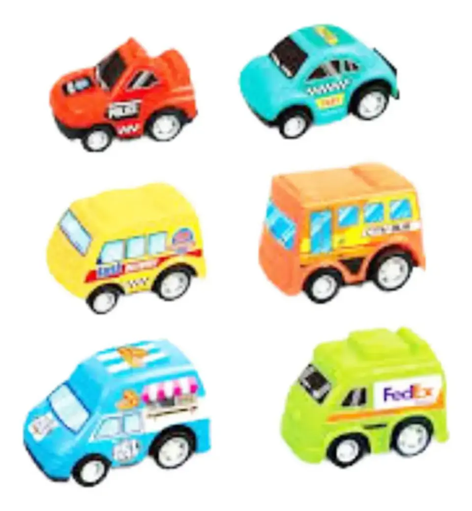Juguete Carros Rescate Autos City  X6 Und De Impulso 1
