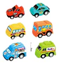 Juguete Carros Rescate Autos City  X6 Und De Impulso - Miniatura 3
