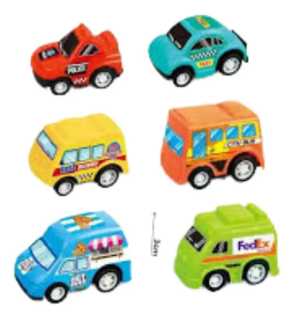Juguete Carros Rescate Autos City  X6 Und De Impulso 3