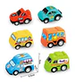 Juguete Carros Rescate Autos City  X6 Und De Impulso - Miniatura 4