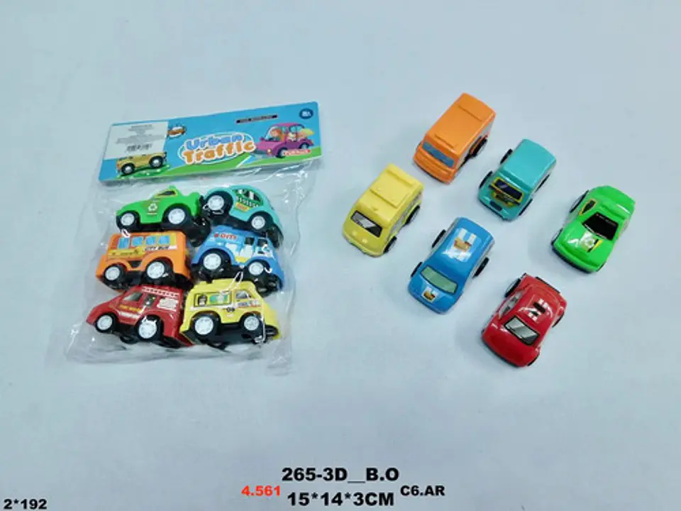 Juguete Carros Rescate Autos City  X6 Und De Impulso 5