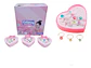 Juego Anillos Resina Estuche Lujo Corazón Juguetes - Miniatura 1