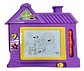 Juego Tablero Mágico Pizarra Casa  Didáctico Juguete 21cm - Miniatura 1