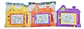 Juego Tablero Mágico Pizarra Casa  Didáctico Juguete 21cm - Miniatura 2