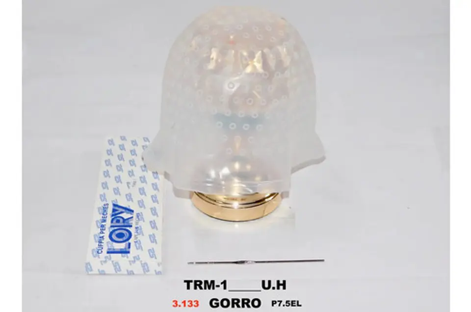 Gorro De Silicona Profesional Para Mechas Con Aguja Metalica 5