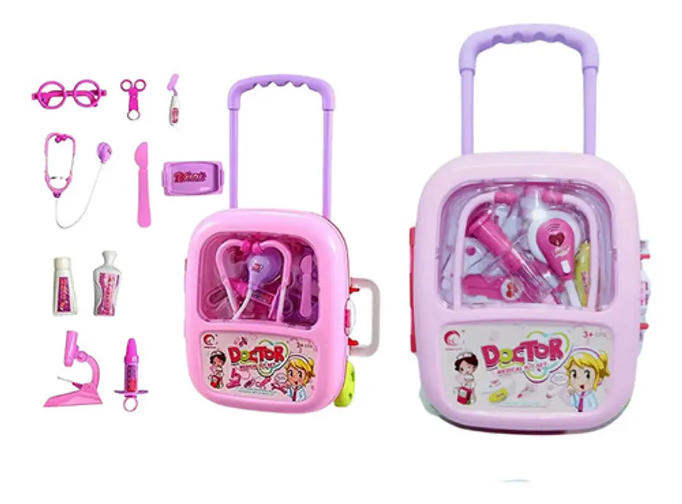 Maleta Con Llantas Doctor Medical Kit Set Juego De Doctor 1