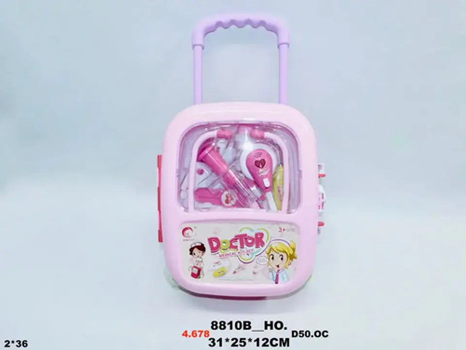 Maleta Con Llantas Doctor Medical Kit Set Juego De Doctor 2