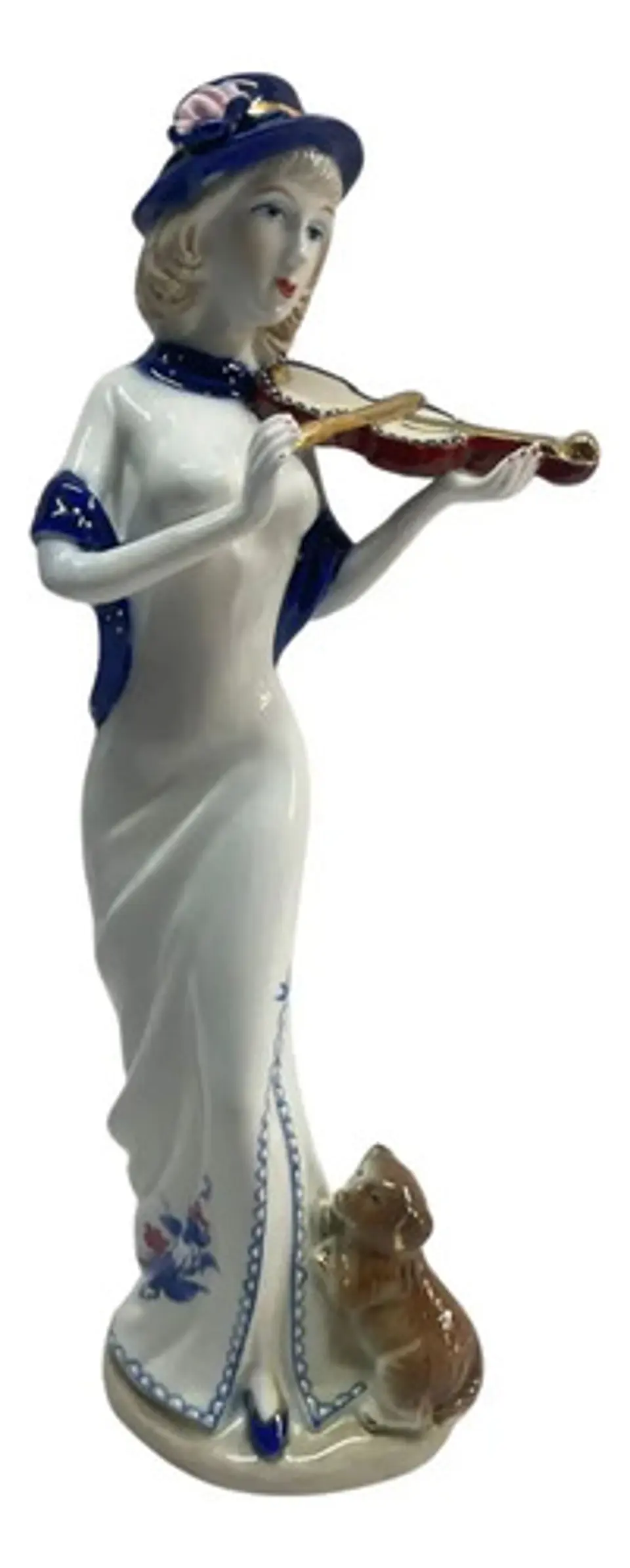 Muñecas Cerámica Decoración Musicales Porcelana 2