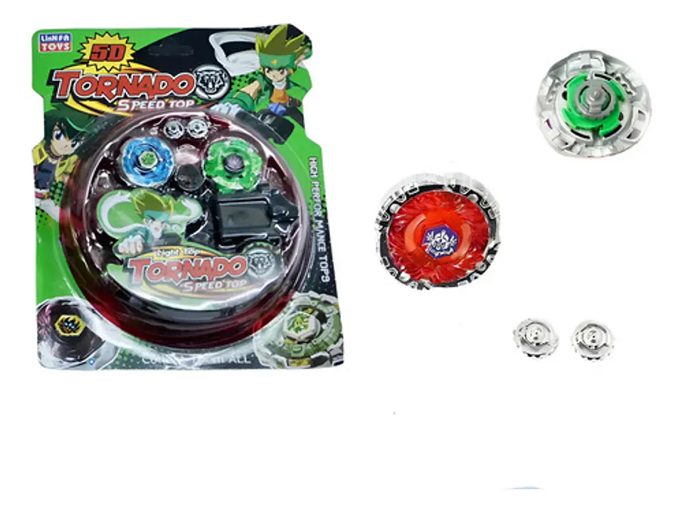 Estadio Batalla Beyblade Punta De Metal 2 Trompos Juguete 1