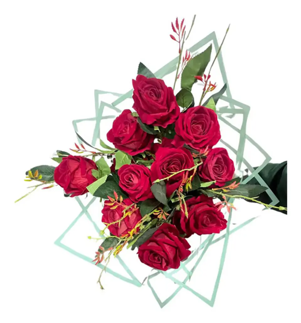 Ramo Artificial Decoradas Con Papel Coreano Regalo Svalentín 1