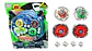 Estadio Batalla Beyblade Punta De Metal 4 Trompos Juguete - Miniatura 1