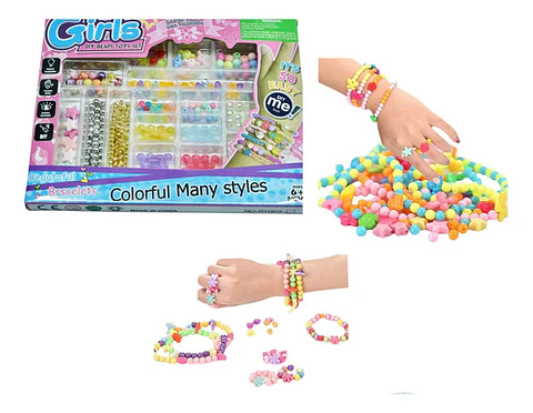 Juego De Manillas Pulseras  Joyas Juguetes Fashion Arte