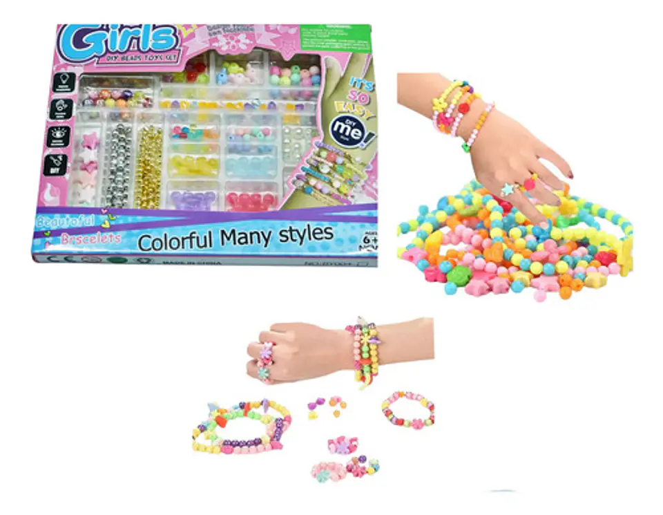 Juego De Manillas Pulseras  Joyas Juguetes Fashion Arte 1