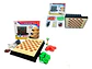 Juego 4 En 1 Juguetes  Ajedrez  Escalera Rummi - Miniatura 1