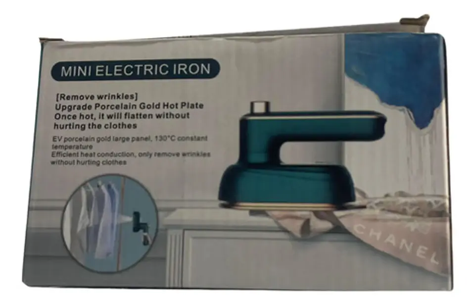 Mini Plancha Eléctrica D Viaje A Vapor De Ropa Taza Medidora 3
