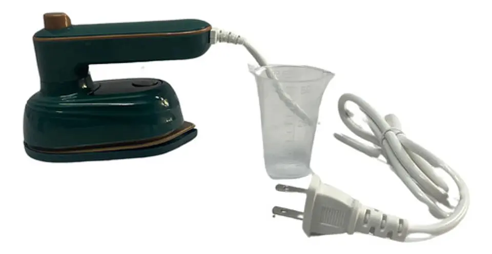 Mini Plancha Eléctrica D Viaje A Vapor De Ropa Taza Medidora 4