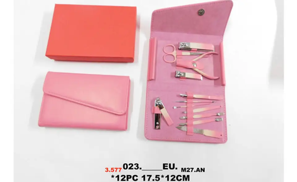 Kit Manicura Mazugi 12 Piezas Con Cortaúñas Empujador Cutículas Lima Pulidor 4