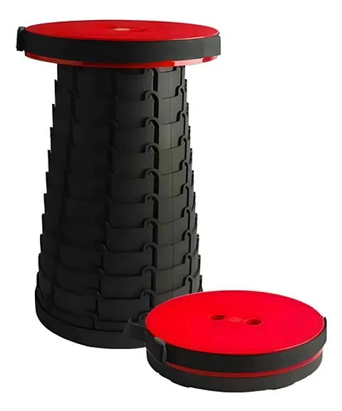 Silla Plegable Redonda Butaca Retráctil Resiste +100 Kg