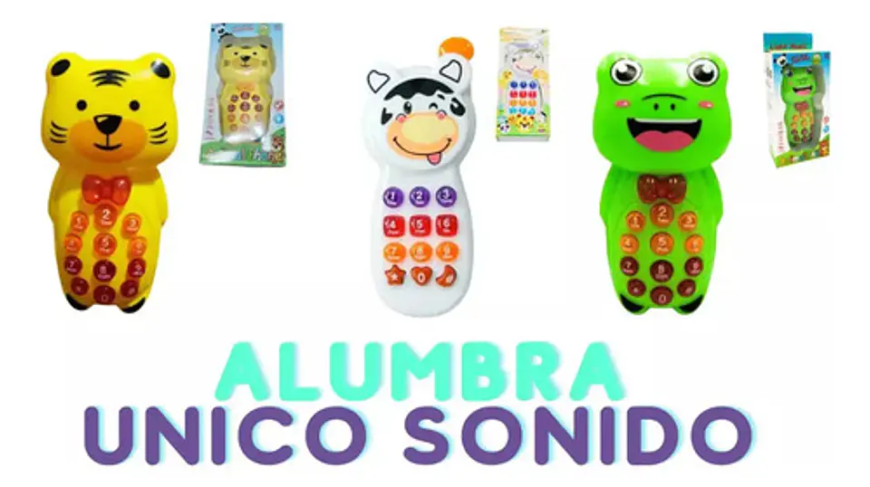 Juguete Celular Juego Sapito Bebes Animalitos Sonidos Regalo 2