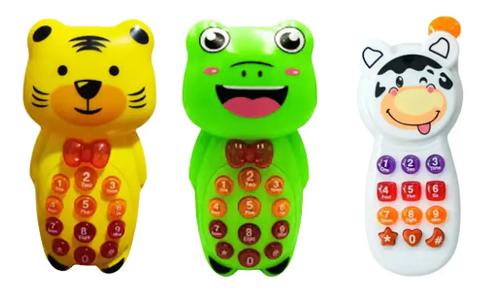 Juguete Celular Juego Sapito Bebes Animalitos Sonidos Regalo 3