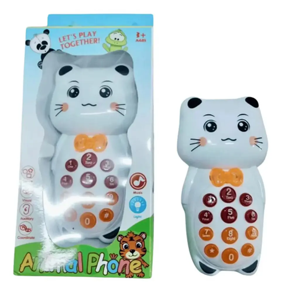 Juguete Celular Juego Sapito Bebes Animalitos Sonidos Regalo 6
