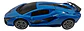 Carro Deportivo Amarillo Con Luces, Sonidos, Juguete Niño - Miniatura 2