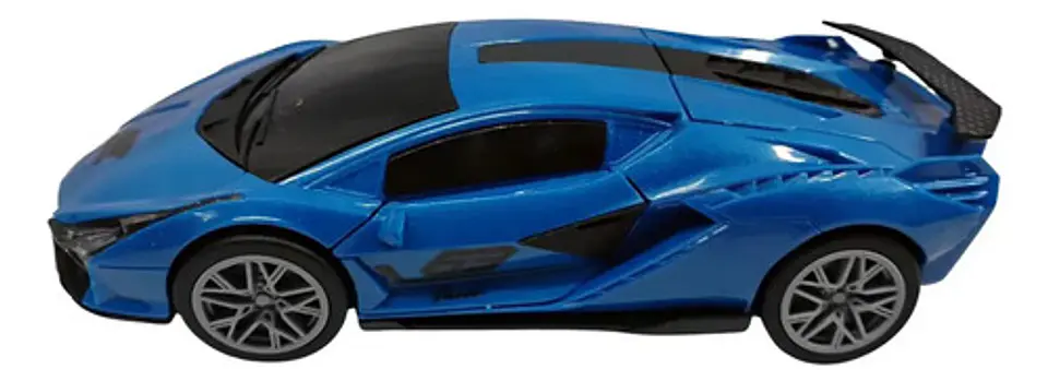 Carro Deportivo Amarillo Con Luces, Sonidos, Juguete Niño 2