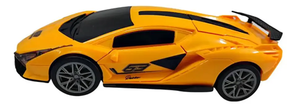 Carro Deportivo Amarillo Con Luces, Sonidos, Juguete Niño 6