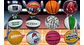 Mini Balón De Basquetbol Diseño De Colores Líneas Equipos - Miniatura 2