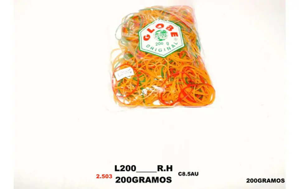 Bolsa De Bandas Elásticas, Ligas Siliconadas ,cauchos 200 G 4
