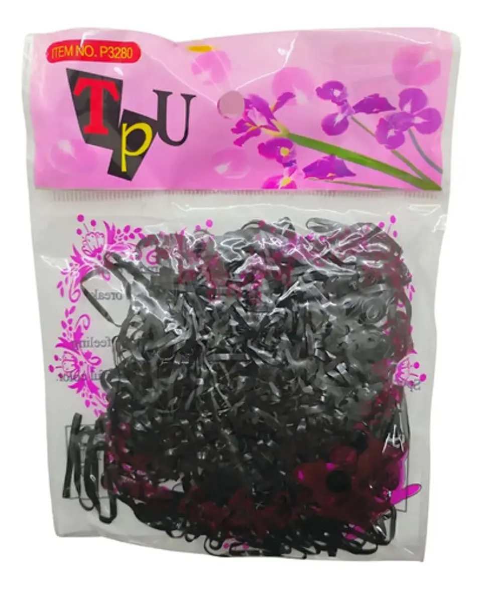 Bandas De Caucho Para El Pelo, Ligas Resistentes, Bolsas X4 2