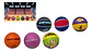 Peque Balón De Basquetbol #2 Diseño De Colores Equipos- Team - Miniatura 1