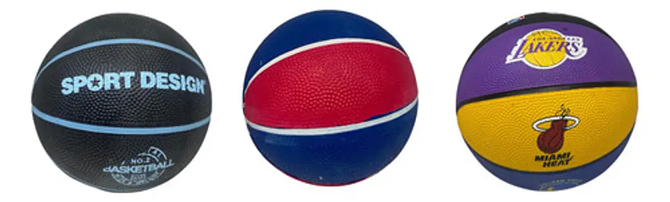 Peque Balón De Basquetbol #2 Diseño De Colores Equipos- Team 3