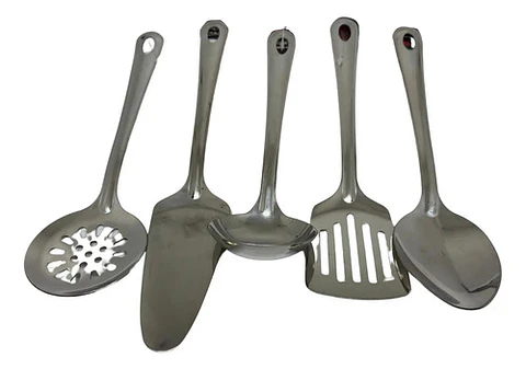 Cucharones X5 Cucharas Acero Inoxidable Utensilios Cocina