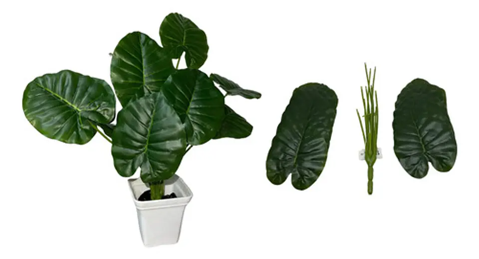 Planta Artificial Hojas Balazo Decoración X1 Und Jardines 12