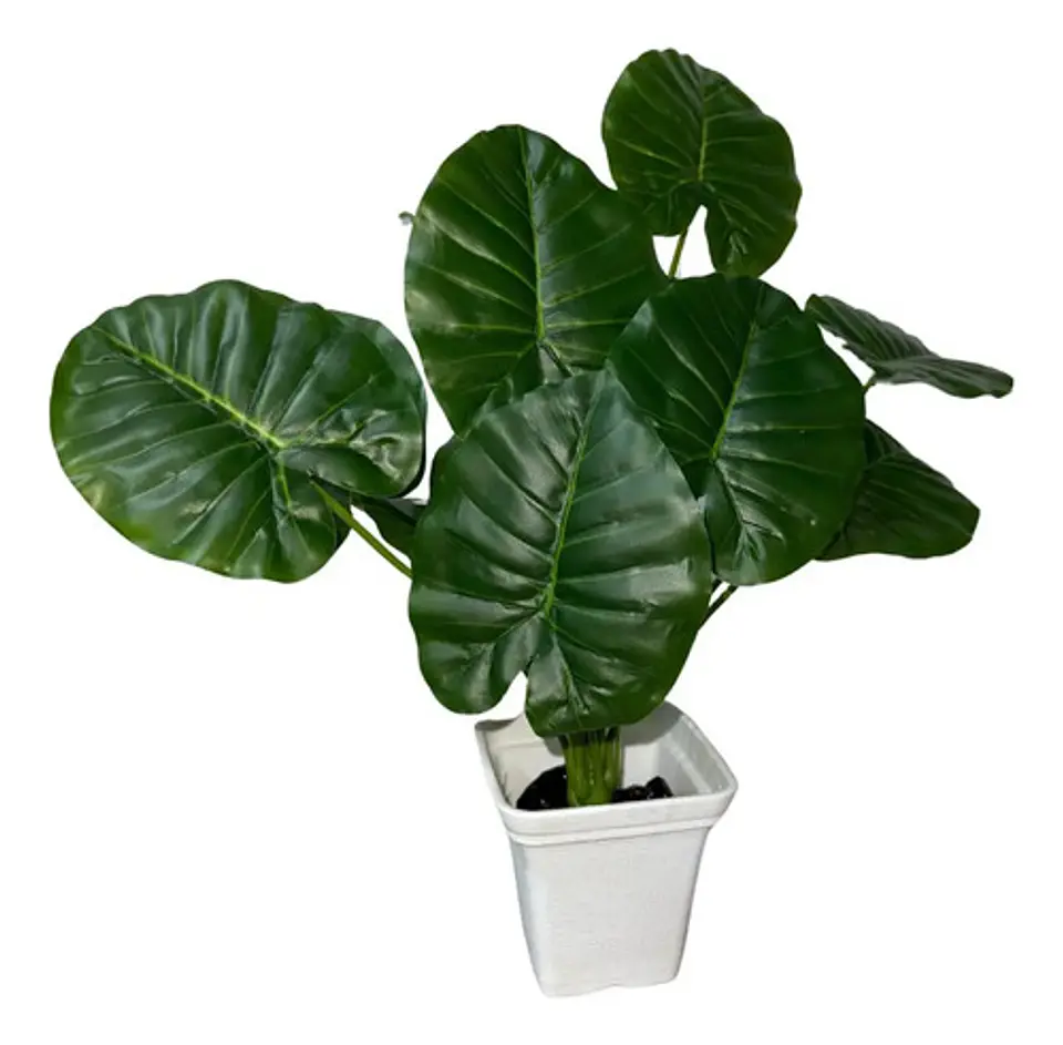 Planta Artificial Hojas Balazo Decoración X1 Und Jardines 13
