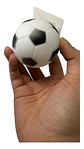 Juguete Pelota Hule Futbol Perro Mascotas 6 Cm X 2und Sonido - Miniatura 3