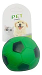 Juguete Pelota Hule Futbol Perro Mascotas 6 Cm X 2und Sonido - Miniatura 4