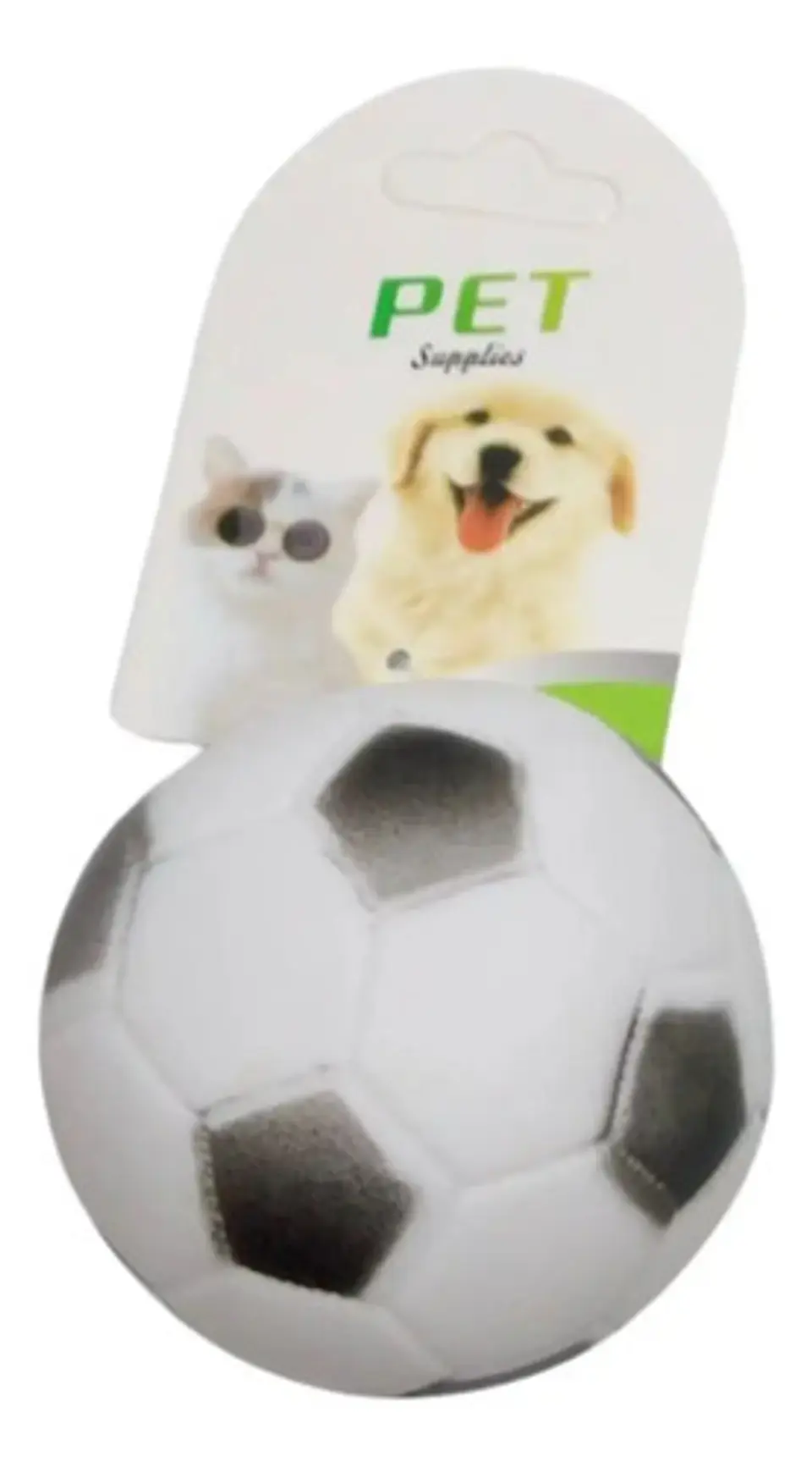 Juguete Pelota Hule Futbol Perro Mascotas 6 Cm X 2und Sonido 5