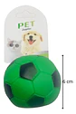 Juguete Pelota Hule Futbol Perro Mascotas 6 Cm X 2und Sonido - Miniatura 7