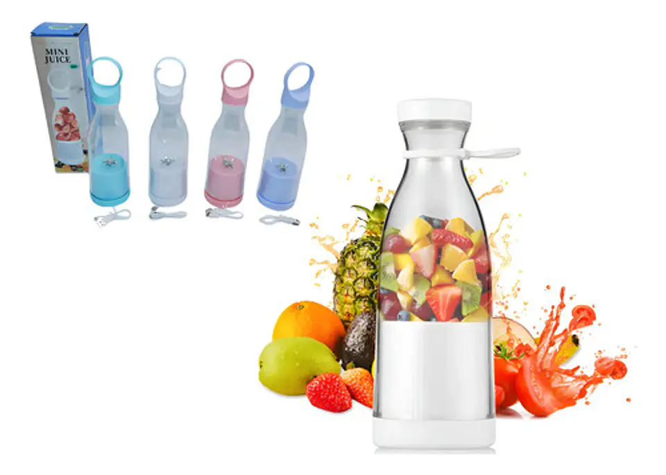 Mini Batidora Portátil De Leche Para Bebés Smoothie De 420ml 1