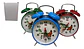 Reloj Despertador Grande Con Alarma Alta, Metálico 3 Colores - Miniatura 1