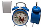 Reloj Despertador Grande Con Alarma Alta, Metálico 3 Colores - Miniatura 2
