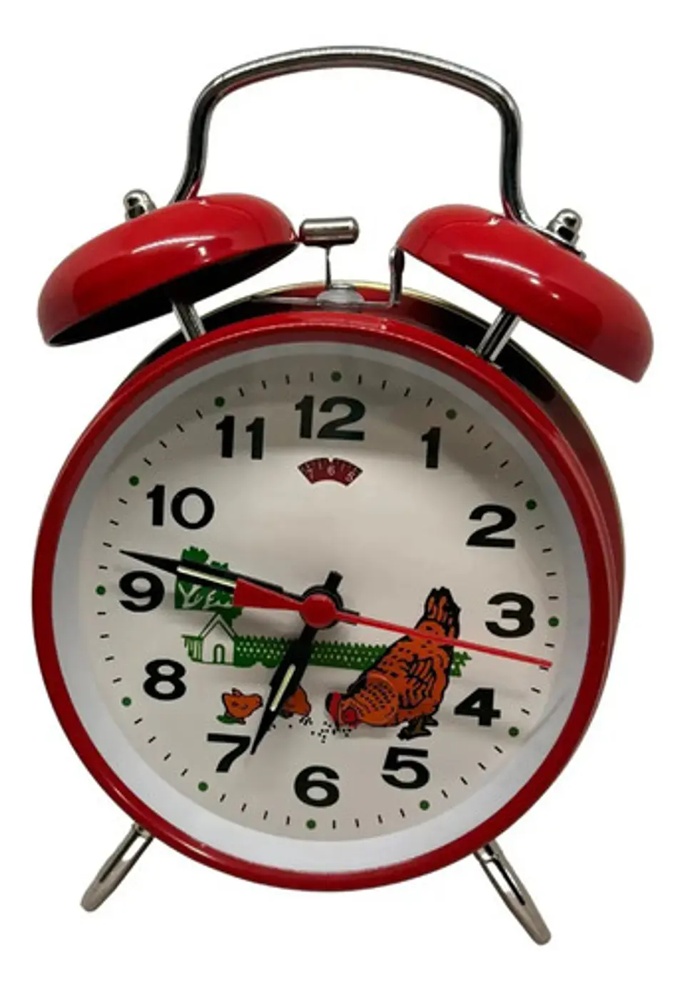 Reloj Despertador Grande Con Alarma Alta, Metálico 3 Colores 6