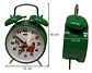 Reloj Despertador Grande Con Alarma Alta, Metálico 3 Colores - Miniatura 10