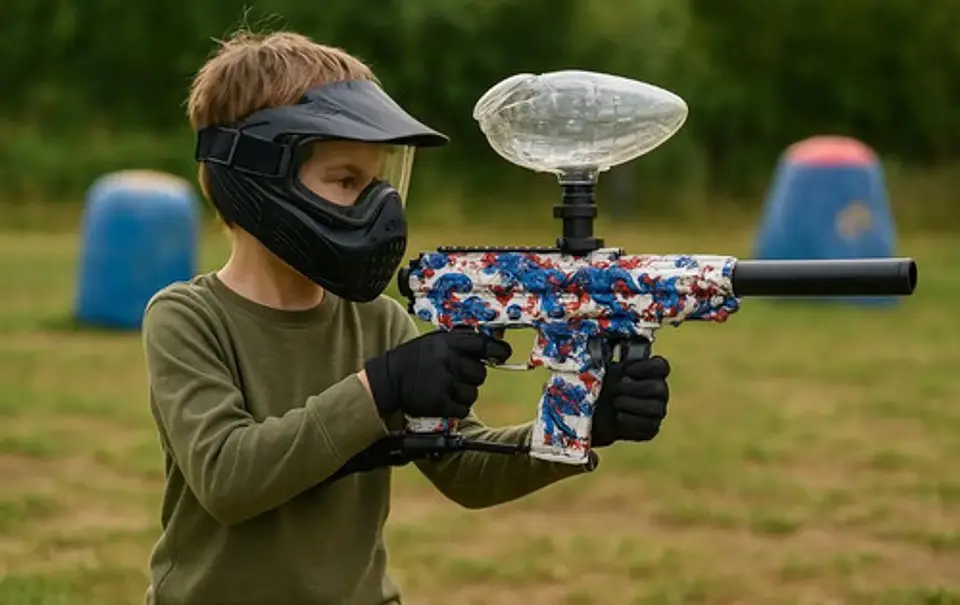 Pistola De Hidrogel Táctica Camuflada Dinosaur Pro 2025 4