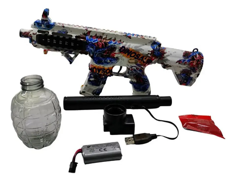 Pistola De Hidrogel Táctica Camuflada Dinosaur Pro 2025 5